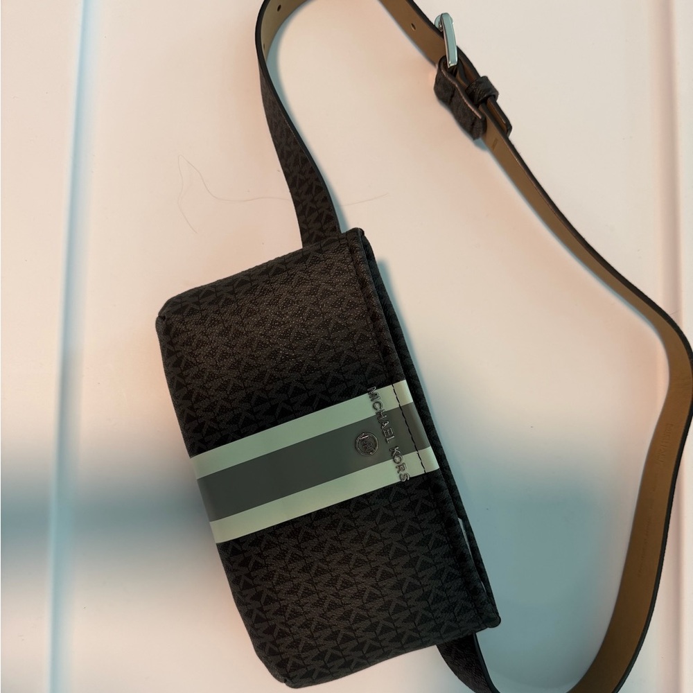 Stylish Black Belt Bag